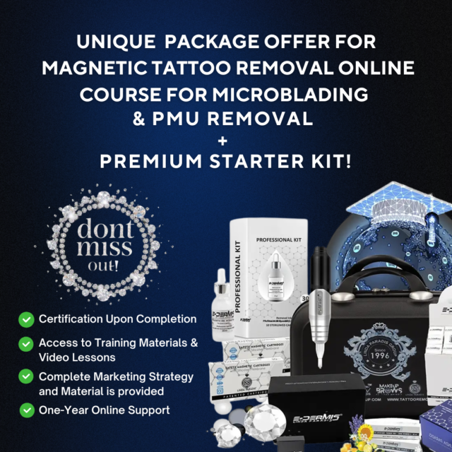 Become a Certified Magnetic Tattoo Removal Expert - Bundle