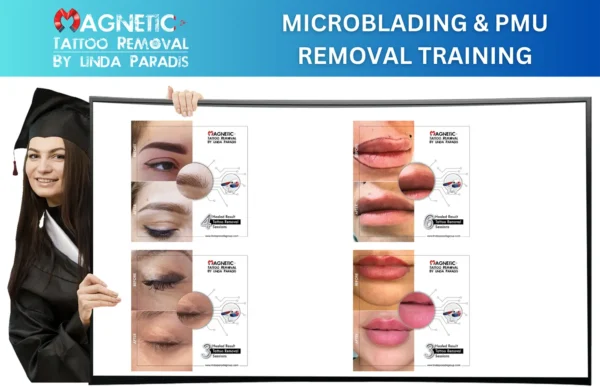 Magnetic Tattoo Removal Training Course 1 for Microblading Removal and PMU Removal