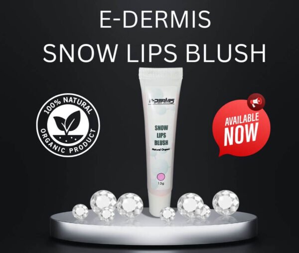 E-DERMIS SNOW LIPS BLUSH (Pack of 12 Tubes)