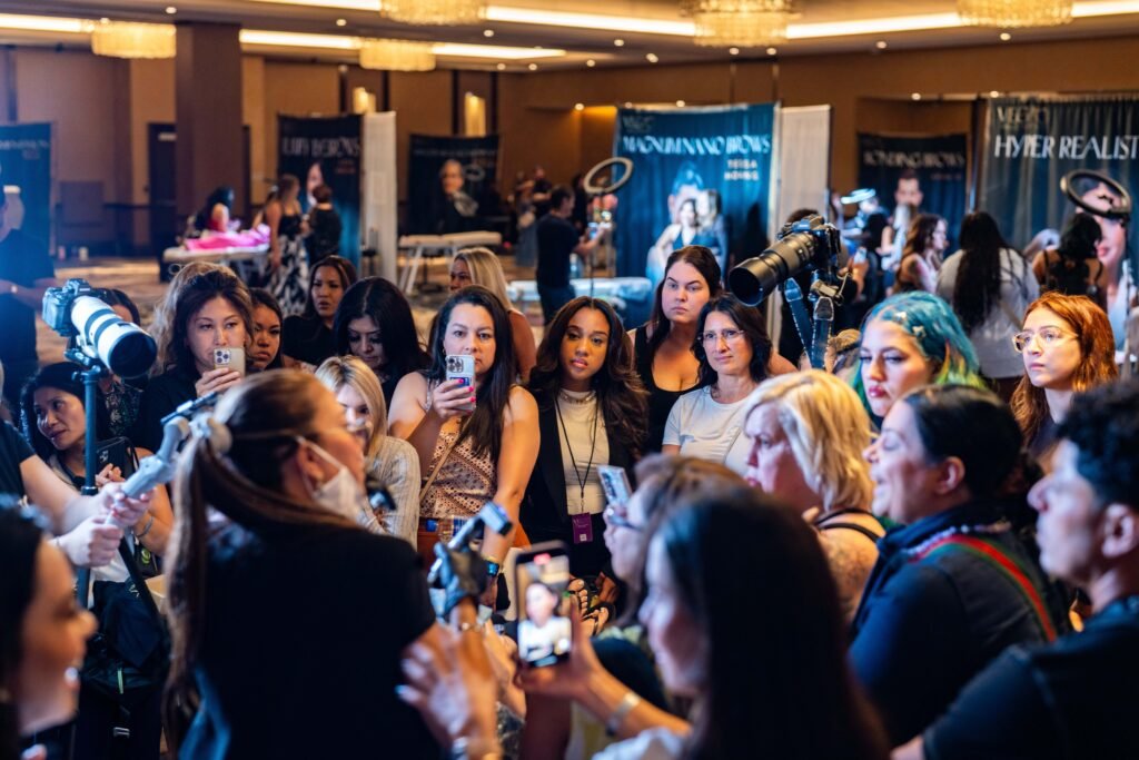 magnetic-tattoo-removal-live-hands-on-deo-on-Las-Vegas-PMU-Conference-2024 Las Vegas Nevada USA, Day 2