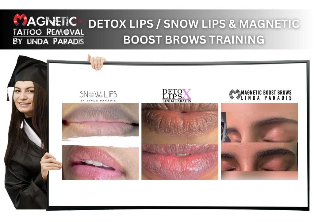 Snow Lips Detox Lips and Magnetic Boost Brows techniques course